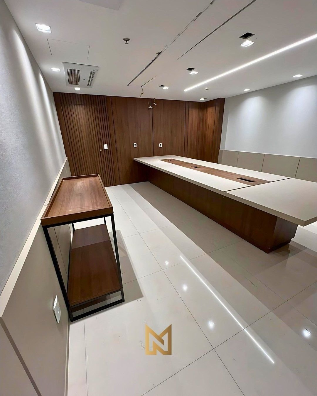 Sala de reunião: Mesa planejada